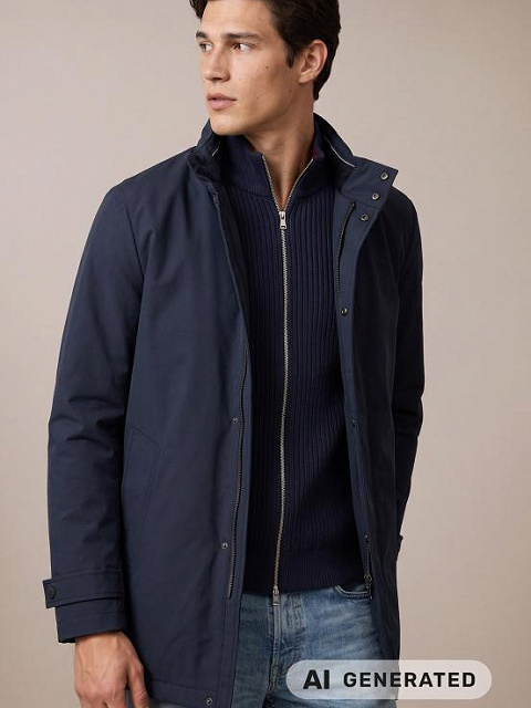 FYNCH-HATTON KABÁT 1609 2631 688 DARK NAVY FYNCH-HATTON KABÁT 1609 2631 688 DARK NAVY