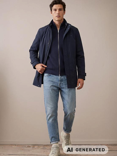 FYNCH-HATTON KABÁT 1609 2631 688 DARK NAVY FYNCH-HATTON KABÁT 1609 2631 688 DARK NAVY
