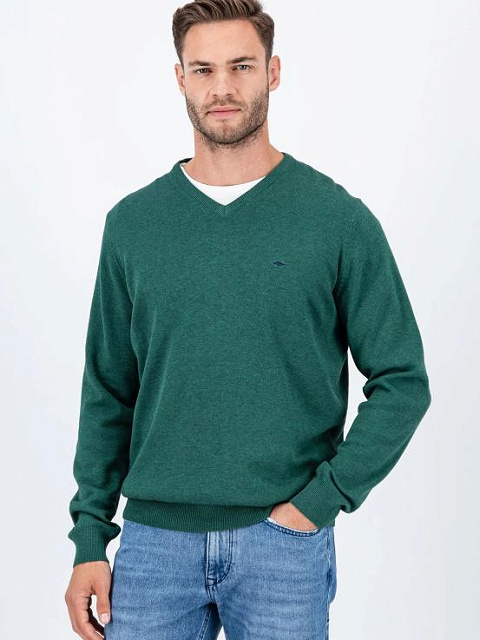 FYNCH-HATTON V-NYAK� PUL�VER 1414 211 707 DARK EMERALD