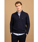 FYNCH-HATTON CIPZ�RAS NYAK� PUL�VER 1509 207 690 NAVY