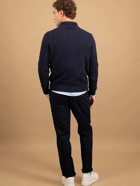 FYNCH-HATTON CIPZ�RAS NYAK� PUL�VER 1509 207 690 NAVY